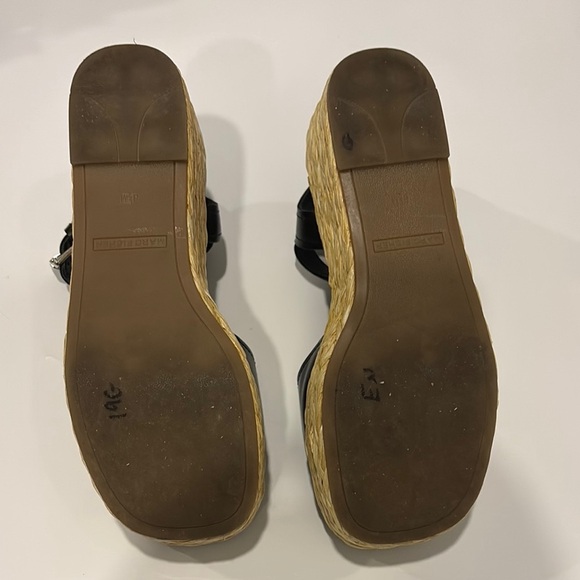 Black Jellard  Espadrille Platform Sandals by Marc Fisher- size 8.5M - Picture 5 of 9